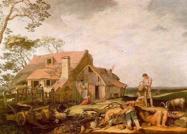 BLOEMAERT, Abraham Landscape with Peasants Resting  gggf Sweden oil painting art